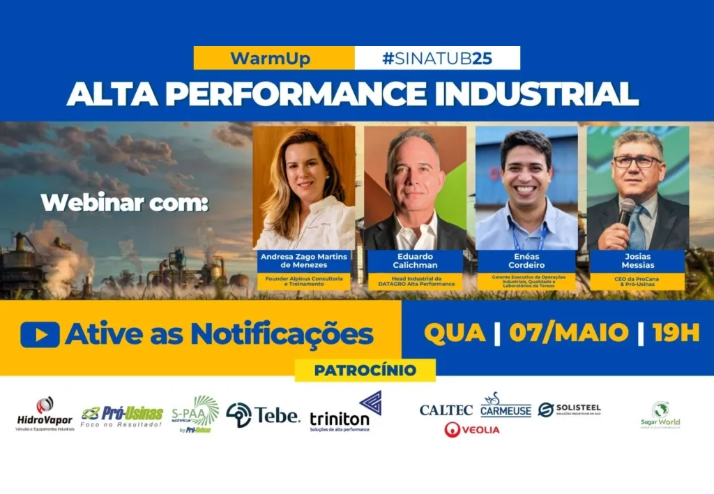 Webinar WarmUp traz temas do Congresso Internacional SINATUB25
